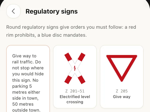 FahrKlar Traffic Signs