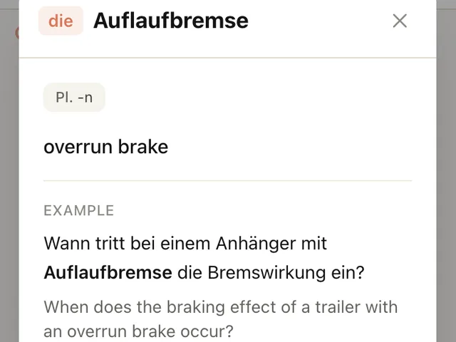 FahrKlar Word cards