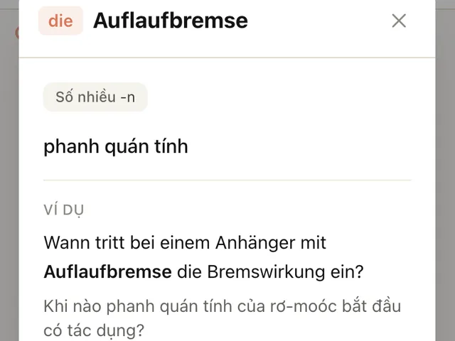 FahrKlar Thẻ từ vựng